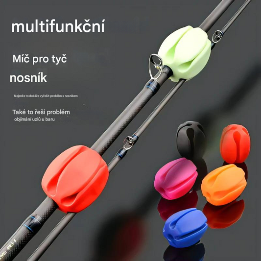 🎣【10 kusů 🔥🔥】Opakovaně použitelné držáky na pruty ze silného plastu se silikonovými kuličkami, pro břeh i moře