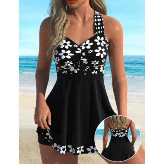 🏖️👙【S-6XL】🌴Elegantní plavky s potiskem pro větší velikosti