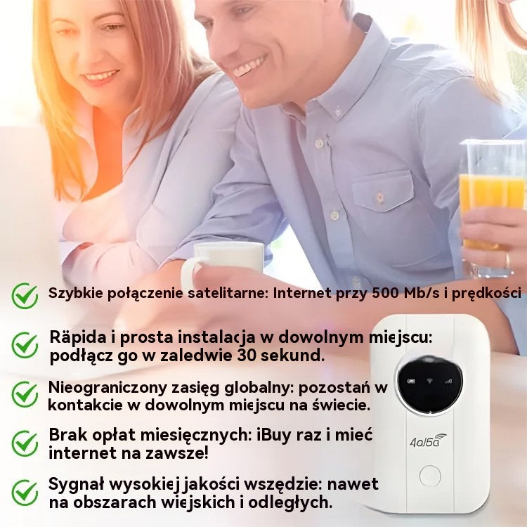 ✨✨【Darmowy internet w Twojej kieszeni】Router 5G ✅️Płatność przy odbiorze