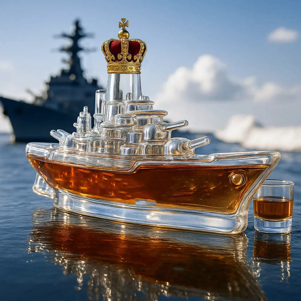 🚢 Vidám mintás whisky üveg szett | Submarine whisky üvegek | Eredeti ajándékok és stílusos bárdekoráció ✨📦Ingyenes szállítás – raktáron