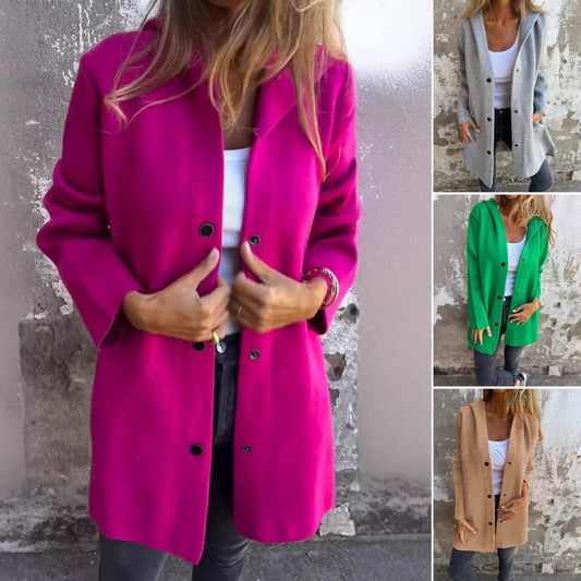 ✨ Idénykedvezmény -48% 🔥🔥【S-5XL】Őszi és téli kapucnis, laza kabát