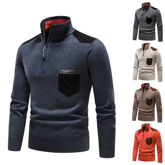 🐏Descuento -49%🔥【M-3XL】Suéter casual con cremallera para hombre otoño/invierno