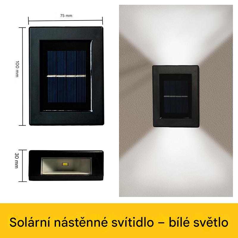 💡💡【Kupte 1 a získejte 1 zdarma🔥】【Sleva 48% 🔥】Solární venkovní nástěnné světlo pro zahradu, dekorativní oboustranné osvětlení stěn, odolné proti dešti
