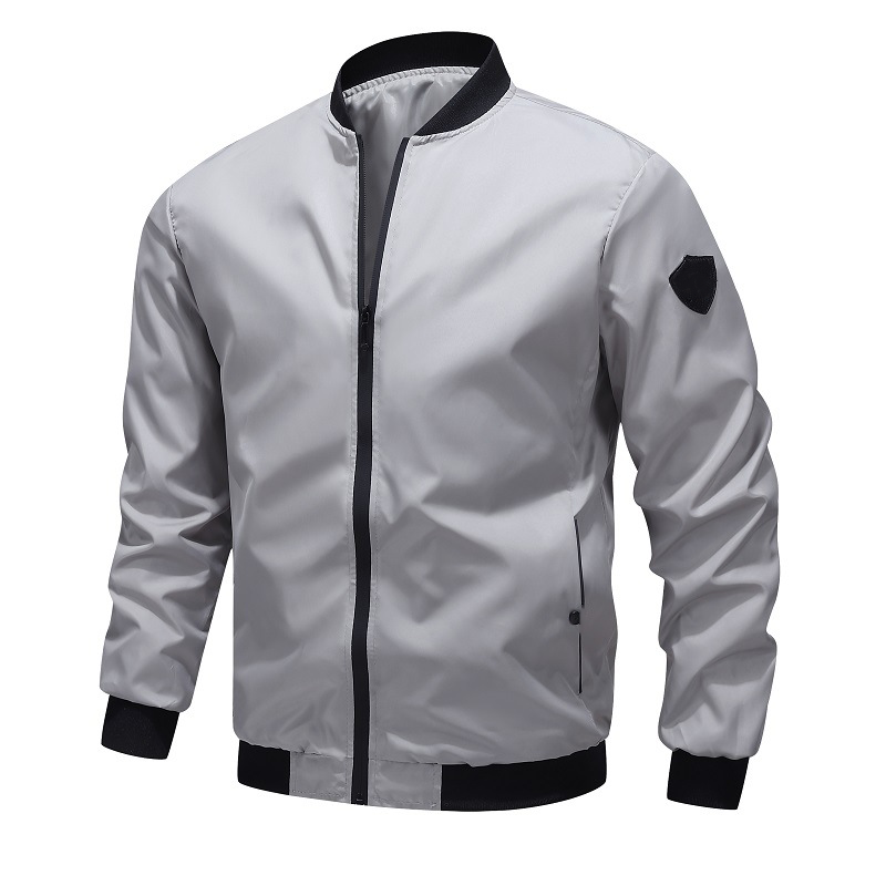 🚀39% kedvezmény🔥🔥【S–6XL】Férfi lezser egyszínű pilótadzseki, nagy méretekben is kapható