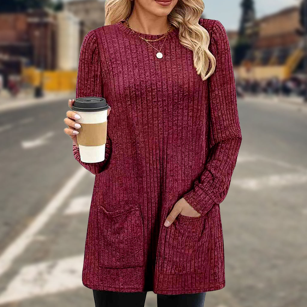 🌸💟【Descuento por tiempo limitado】🔥【M-5XL】Nueva camiseta de cuello redondo de otoño/invierno