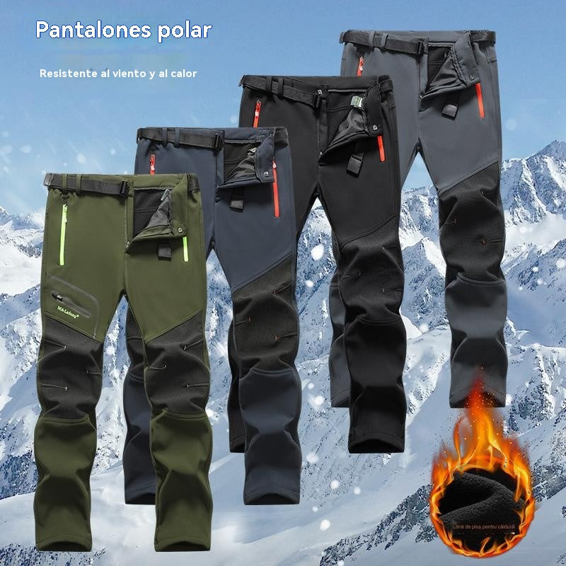 🔥🔥【Descuento-39%】【S-5XL】Pantalones casuales impermeables y cálidos para hombre, otoño e invierno