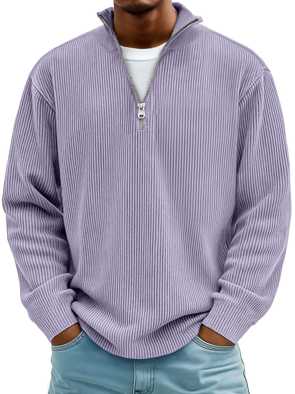 🔥50% de descuento🔥【40-120kg】Nueva sudadera de hombre con cuello alto, otoño/invierno 2026 ✅Pago contra entrega