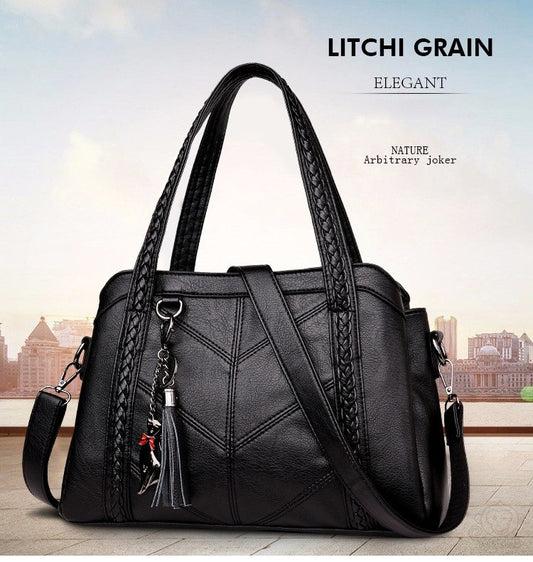 【45% OFF】【🔥Sezónní nabídky🔥】 Vysoce kvalitní taška z hovězí kůže, třívrstvá, velká kapacita, měkká a pohodlná kůže, můžete s ní vyrazit kamkoli a kdykoli! Skvělý poměr kvalita/cena!