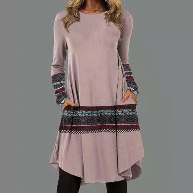 🔥🌺【S-5XL】Nové vintage šaty v etnickém stylu v různých květinových variantách