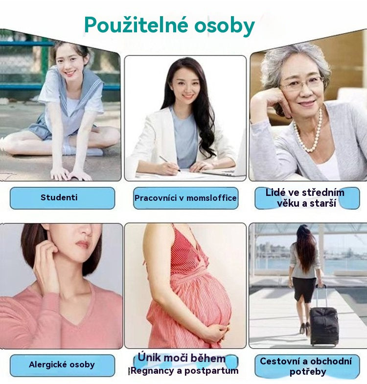 🔥🌈【Kupte 5 a získejte 5 zdarma】Omyvatelné antibakteriální grafenové vložky do kalhotek zabraňující protečení