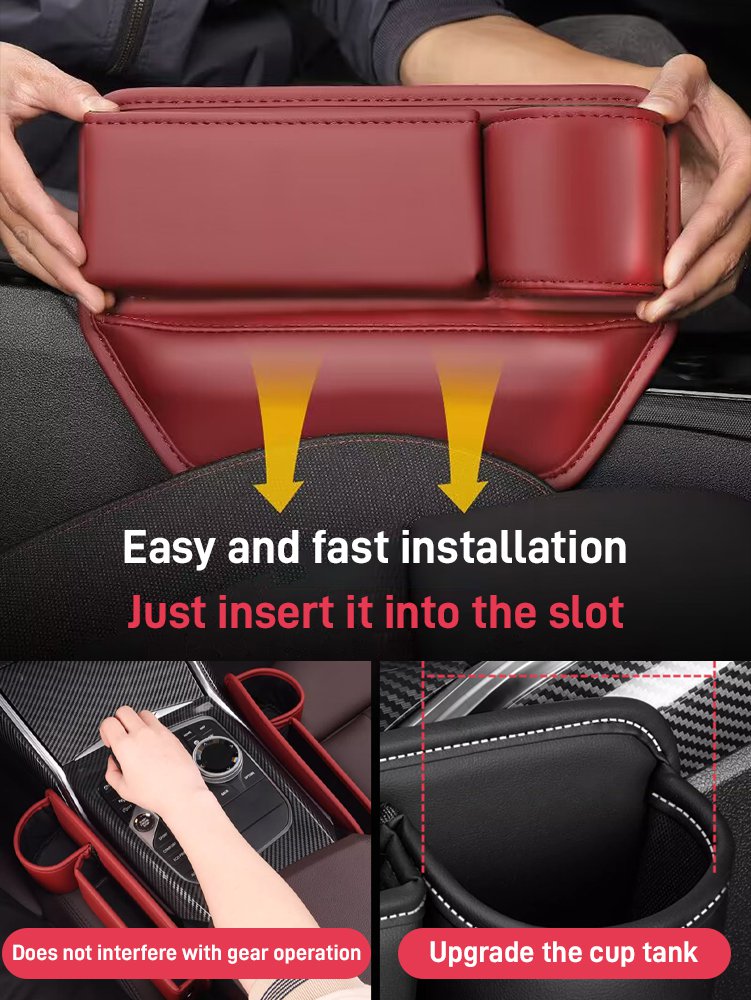🚗🚗【Časově omezená sleva】Cutie de depozitare Gap din piele de vacă