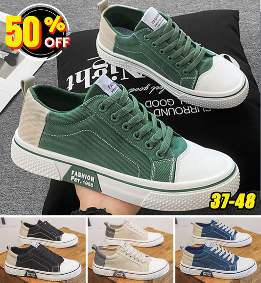 💥【Časově omezená sleva】💥 (37-48) Pánské plátěné boty, léto 2025, nové, pohodlné a prodyšné, měkká podrážka a všestranné