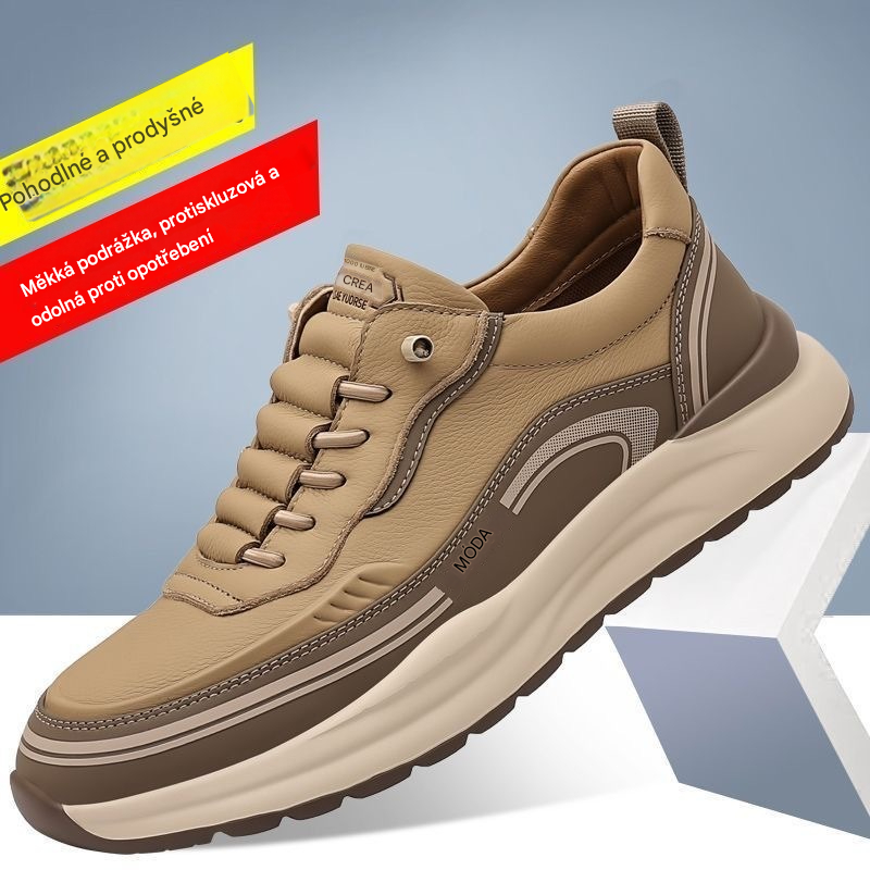 👟🔥50% zniżki🔥【39-45】Nowe męskie buty sportowe 2025 wykonane z wodoodpornej, pyłoszczelnej skóry