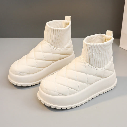 👢 Sleva -45% 🔥【35-40】2025 zimní bavlněná obuv dámské ležérní boty s tlustou podrážkou, vysoká sportovní obuv