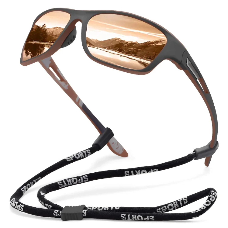 🚵♂️😎【Reducere 50% 🔥】🕶⚡ Ochelari de soare sport pentru bărbați, polarizați, cu lentilă reflectorizantă reală, moderni și rezistenți la praf, ideali pentru ciclism în aer liber