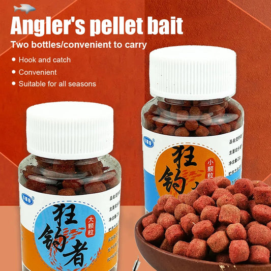 🎣🔥🔥 【Rybu chytíte během několika vteřin 🎣】【Kupte 2 lahvičky, 2 zdarma】4 lahvičky – čerstvá proteinová živočišná návnada ve formě granulí