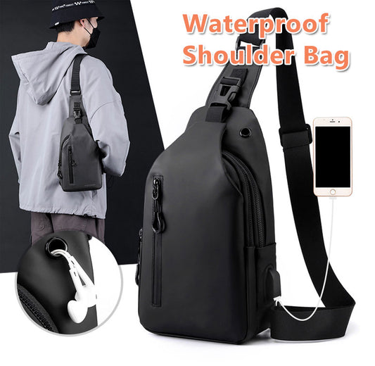 🔥Pánská náprsní taška 2025 Nová móda jednoduchá náprsní taška přes rameno