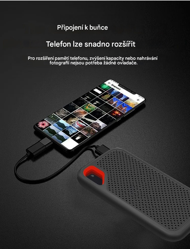 【Poslední den 🔥50% sleva】💥【32TB】 Vysokorychlostní mobilní pevný disk s velkou kapacitou