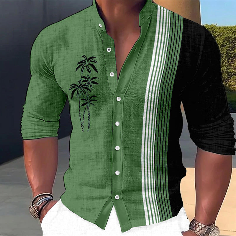 🔥🔥【S-6XL】🌴Nové styly pro jaro a léto 2025, pánské stylové ležérní bavlněné košile