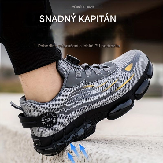 💥🥾🔨【50% sleva 🔥】【Pracovní obuv Knauf】 Vhodné pro každodenní použití, odolné proti nárazu a propíchnutí, s ocelovou špičkou, pohodlná bezpečnostní obuv, protiskluzová.