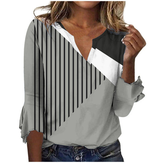 🔥【40-100KG】 Neformální tričko s potiskem do V pro rok 2025 --4091185