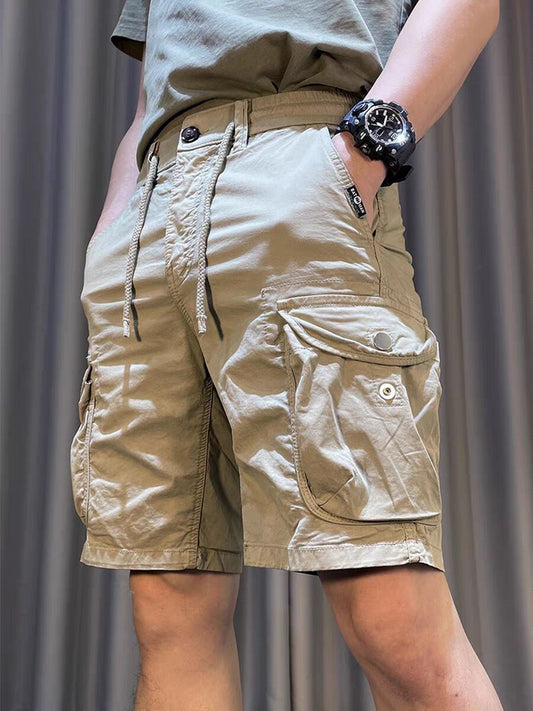 🔥🔥 【M-4XL】Pánské neformální bavlněné šortky na jaro a léto 2025 do přírody s mnoha kapsami