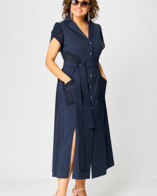 💞【S-5XL】Nové bavlněné, módní, ležérní, měkké a příjemné na dotek šaty z roku 2025.