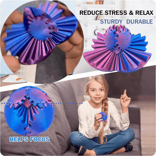 【Kupte 1 a získejte 1 zdarma】 🎁 Steampunk spinning wonder - fidget (převodová koule)