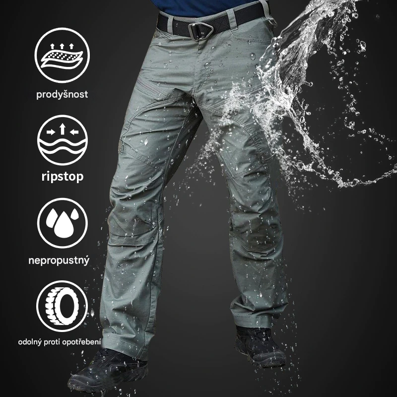 🚵♀️👖【50% zniżki🔥】【S-5XL】😍 Męskie spodnie outdoorowe w dużym rozmiarze, szybkoschnące, wytrzymałe, taktyczne spodnie z wieloma kieszeniami