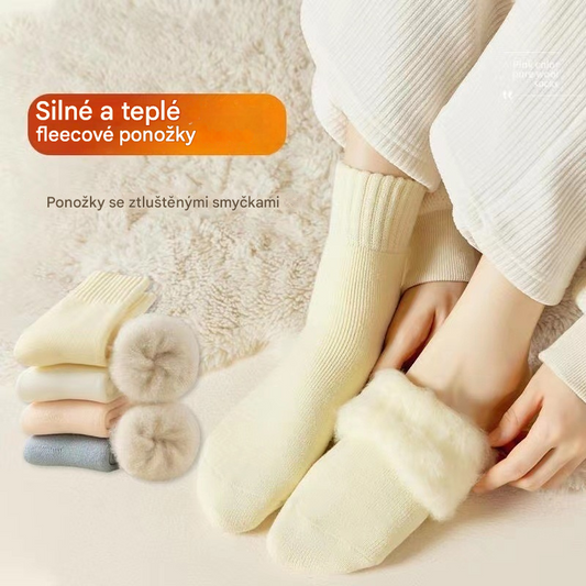 🔥【Kupte 3 kusů, dostanete 3 zdarma】🧦Silné a teplé vlněné ponožky na zimu, super silné a hřejivé, elastické, velikost 35-42