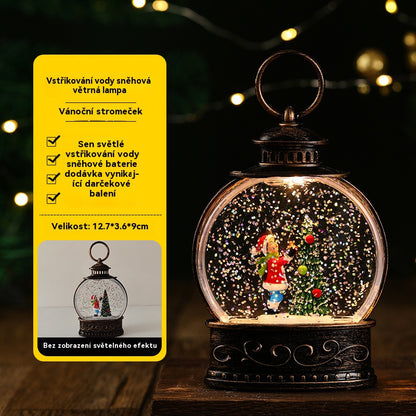 🎁Novinka - osvětlená vnitřní elektronická světelná dekorace naplněná vodou