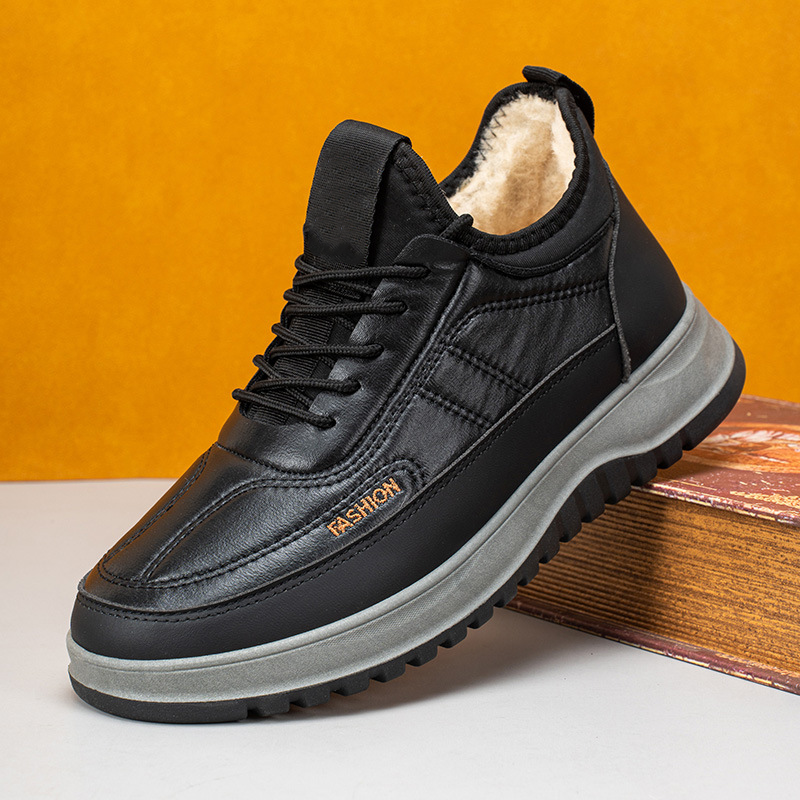 ⛄🔥【39-45】Nová pánská zimní ležérní sportovní obuv z roku 2025, pravá kůže, nepromokavá, s měkkou sametovou podrážkou