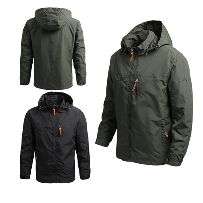 🔥👍😎【M-5XL】Muška ležerna vjetrootporna jakna s kapuljačom