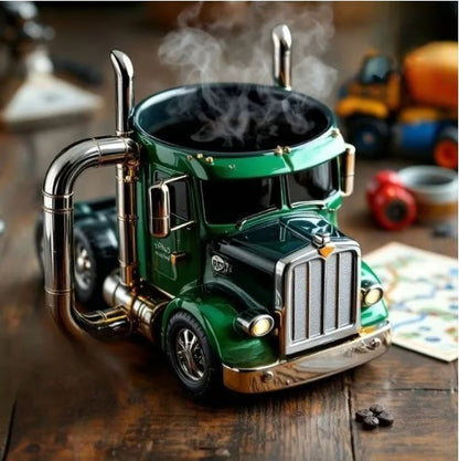 🚛【Kreativní dekorace do domácnosti】☕Ručně vyráběné hrnky na kávu pro kamiony