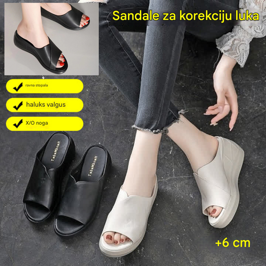 🎁💋【Vrijeme ograničen popust od 50%🔥】👡2025 nove ženske mekane kožne papuče, mekane papuče s visokom petom
