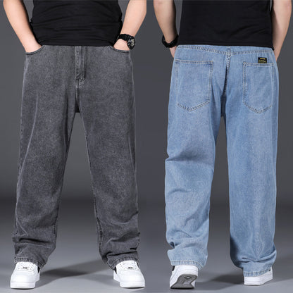 🤸‍♂️👖【50% sleva 🔥】【45–150 kg】🌌Nový model 2025: pánské džíny větší velikosti, široký střih, strečové a pohodlné