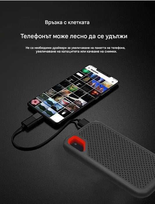 【Последен ден 🔥50% отстъпка】💥【32TB】 Високоскоростен мобилен твърд диск с голям капацитет