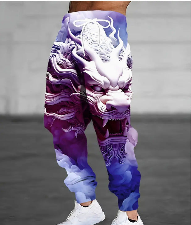 🔥【S-6XL】2025 nové módní pánské kalhoty s 3D digitálním potiskem 4089662