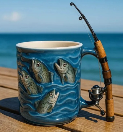 🎣☕Чашата мечта на всеки рибар - перфектният подарък както за вода, така и за дома