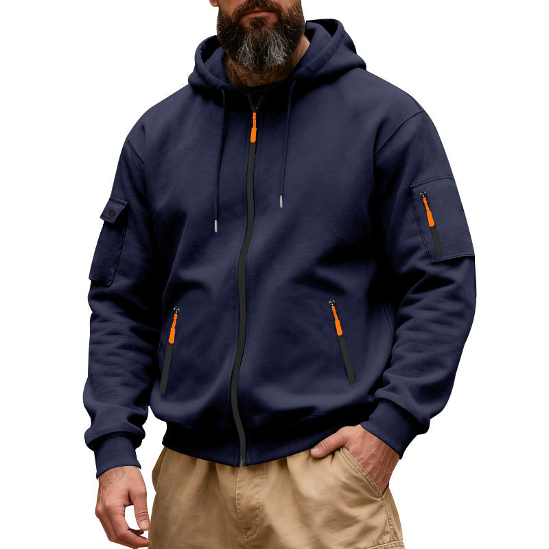 🔥【M-3XL】2025 Nová zimní pánská ležérní bunda s dlouhým rukávem z roku --4153184