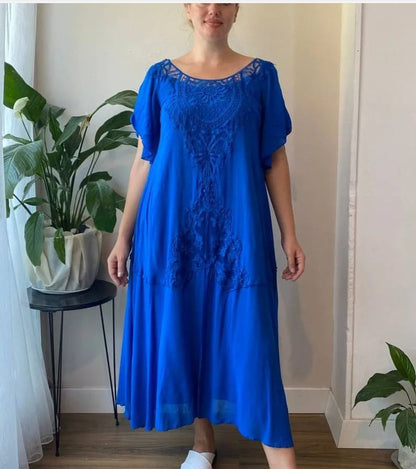 🔥❤️【S-5XL】nové šaty, plus size, pohodlné a volné🔥Vynikající kvalita👌Perfektně padnou všem typům postav👌