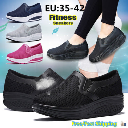 🔥【35-42】Ежедневни обувки с ортопедична платформа за жени
