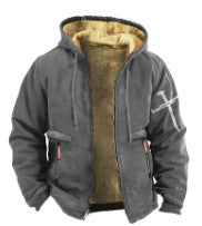 ✨【S-3XL】Stílusos férfi őszi és téli kabát könnyű bársonyból - szigetelt, könnyű és kényelmes