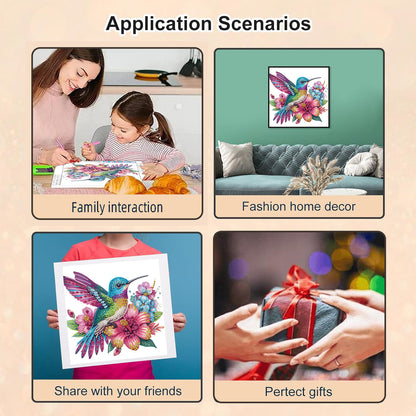 ✨【30см*30см】💥 Направи си сам ръчно изработена диамантена картина декоративен стикер за стена