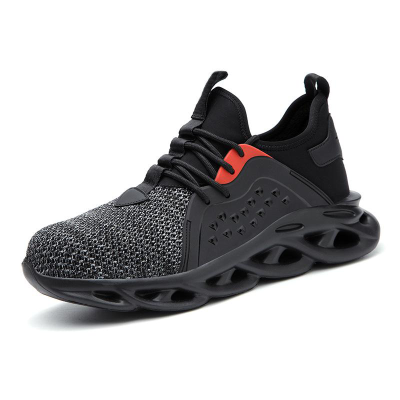 🚵‍♂️🔨【Reducere 50% 🔥】【39–48】👨‍🔧 Pantofi de protecție pentru bărbați, cu densitate mare, respirabili, rezistenți la impact și perforare, cu vârf din oțel și izolație