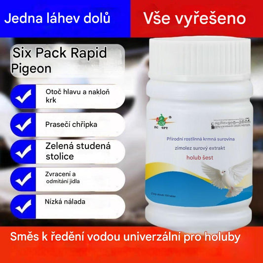🕊️🕊️【✨Kupte 1 a dostanete 1 zdarma】200 tablet, speciální lék pro poštovní holuby, 6v1 léčba pro holuby - rychlé hojení, výrazné výsledky