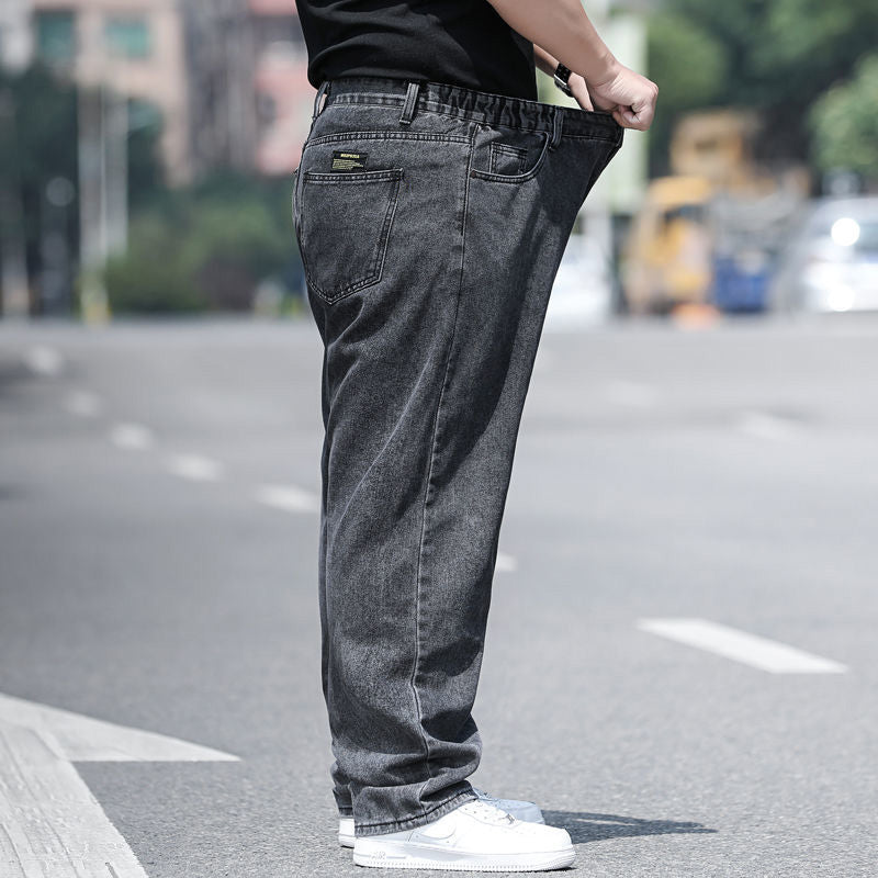 🤸‍♂️👖【50% sleva 🔥】【45–150 kg】🌌Nový model 2025: pánské džíny větší velikosti, široký střih, strečové a pohodlné