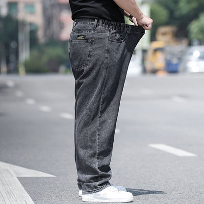 🤸‍♂️👖【50% sleva 🔥】【45–150 kg】🌌Nový model 2025: pánské džíny větší velikosti, široký střih, strečové a pohodlné