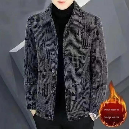 🔥🔥【M-5XL】 Špičková pánská teplá a výbušná vycpaná bunda