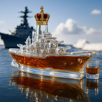 🚢 Vidám mintás whisky üveg szett | Submarine whisky üvegek | Eredeti ajándékok és stílusos bárdekoráció ✨📦Ingyenes szállítás – raktáron
